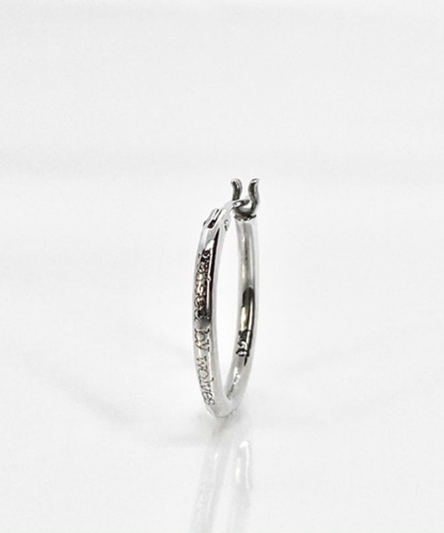 THE MILES（ザ マイルズ）の「GODSIZE ゴッドサイズ THIN HOOP raised by wolves [LARGE]  シンフープピアス レイズド バイ ウルヴス L 片耳用（ピアス（片耳用）・メンズ・シルバー・FREE）」の10枚目の写真