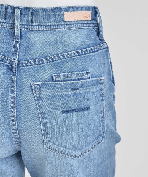 YANUK（ヤヌーク）の「【YANUK/ヤヌーク】ハイウエスト スリムテーパード デニムパンツ RUTH (ルース)（デニムパンツ・レディース・サックスブルー・22inch/21inch/23inch/26inch/27inch/24inch/25inch）」の6枚目の写真