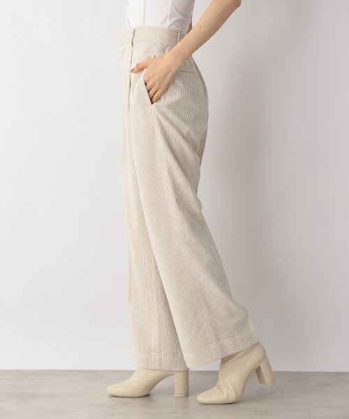 LOWRYS FARM（ローリーズファーム）の「ソフトコーデュロイパンツ　229750（その他パンツ・レディース・チャコールグレー/ダークブラウン/グリーン/アイボリー・MEDIUM/LARGE）」の14枚目の写真