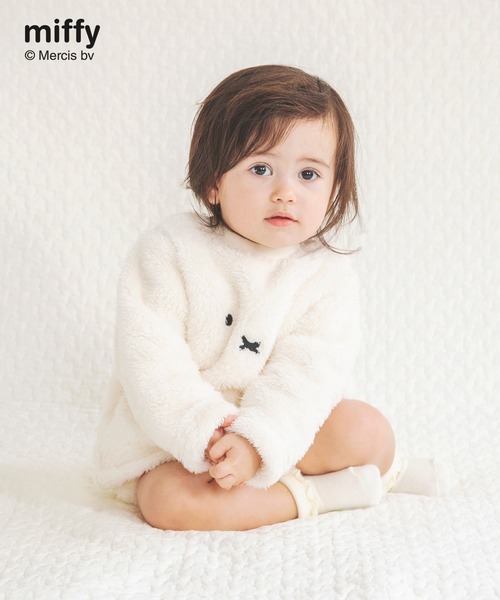 Miffy（ ミッフィー）の「【miffy/ミッフィー】ボアチュニック+ブルマセット（その他ベビー用品・キッズ・オフホワイト・80/70）」の10枚目の写真