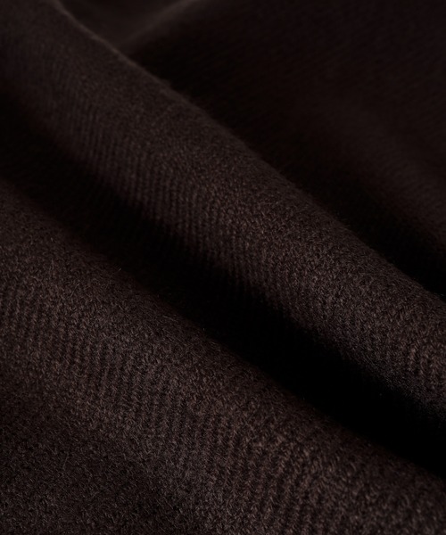 nowm(ノウム)の「【nowm】LONG MUFFLER / 大判マフラー(マフラー・メンズ・ブラック系その他/ブラウン系その他/グレイッシュベージュ・FREE)」の21枚目の写真