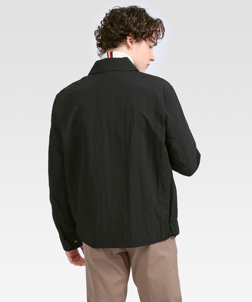 TOMMY HILFIGER(トミーヒルフィガー)の「ナイロンジップアップジャケット(ブルゾン・メンズ・ブラック/ネイビー・SMALL/MEDIUM/LARGE/X-LARGE)」の3枚目の写真