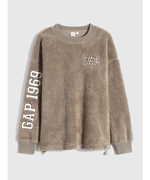 GAP（ギャップ）の「GAPロゴ ボア クルーネック（スウェット