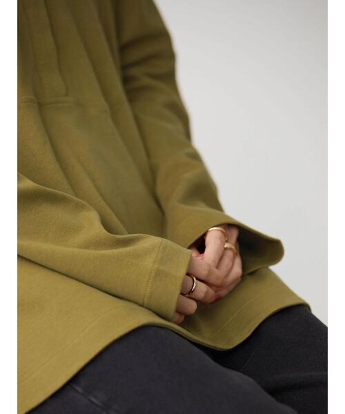 AMERICAN HOLIC（アメリカンホリック）の「シャツディテールポンチプルオーバー（Tシャツ/カットソー・レディース・ブラック/キャメル・M/L）」の20枚目の写真