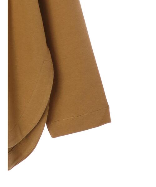 AMERICAN HOLIC（アメリカンホリック）の「シャツディテールポンチプルオーバー（Tシャツ/カットソー・レディース・ブラック/キャメル・M/L）」の14枚目の写真