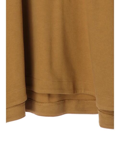 AMERICAN HOLIC（アメリカンホリック）の「シャツディテールポンチプルオーバー（Tシャツ/カットソー・レディース・ブラック/キャメル・M/L）」の18枚目の写真