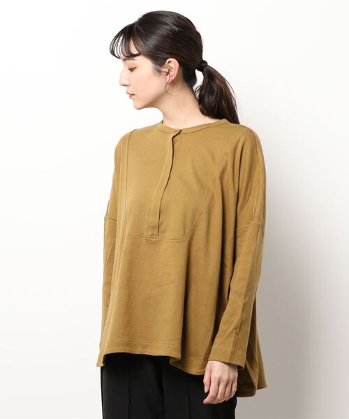 AMERICAN HOLIC（アメリカンホリック）の「シャツディテールポンチプルオーバー（Tシャツ/カットソー・レディース・ブラック/キャメル・M/L）」の19枚目の写真