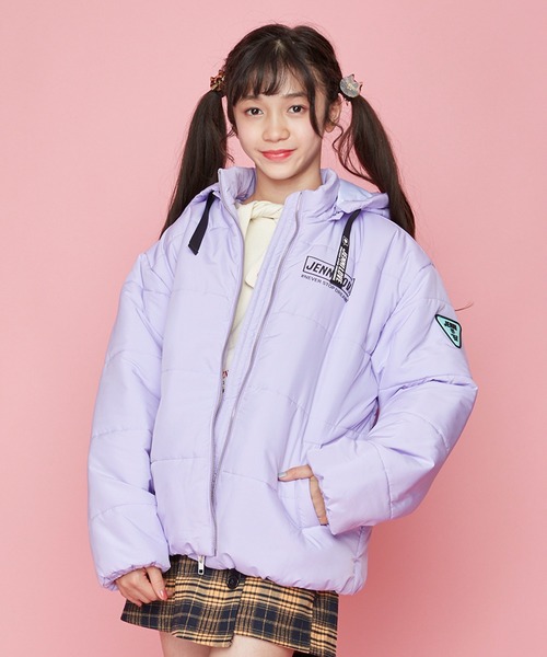 JENNI love（ジェニィラブ）の「フード付き中綿コート（ダウン 