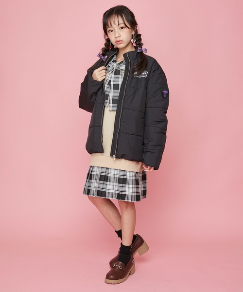 JENNI love（ジェニィラブ）の「フード付き中綿コート（ダウン