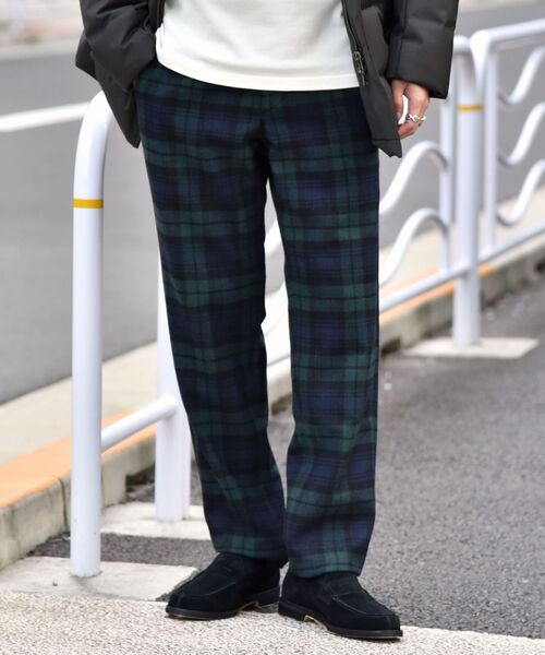 SHIPS(シップス)の「SHIPS: INTESPRA ウール ストレッチ イージーパンツ(スラックス・メンズ・チャコールグレー/ネイビー/ブラウン・SMALL/MEDIUM/LARGE/X-LARGE)」の3枚目の写真