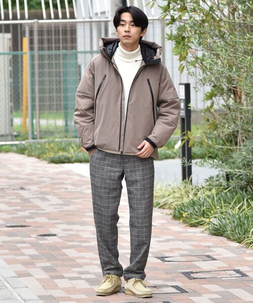SHIPS(シップス)の「SHIPS: INTESPRA ウール ストレッチ イージーパンツ(スラックス・メンズ・チャコールグレー/ネイビー/ブラウン・SMALL/MEDIUM/LARGE/X-LARGE)」の7枚目の写真
