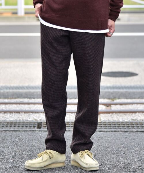 SHIPS(シップス)の「SHIPS: INTESPRA ウール ストレッチ イージーパンツ(スラックス・メンズ・チャコールグレー/ネイビー/ブラウン・SMALL/MEDIUM/LARGE/X-LARGE)」の8枚目の写真