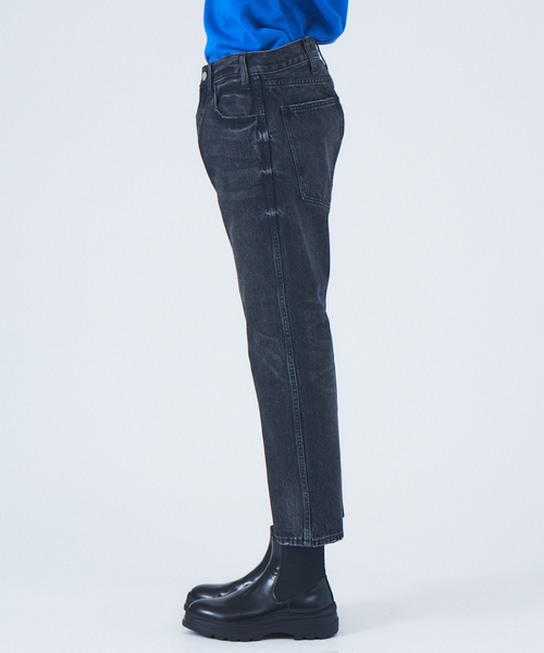 Abahouse Devinette(ドゥヴィネット)の「【Fire Service】ブーツカットブラックデニム(デニムパンツ・レディース・ブラック・30/28)」の4枚目の写真