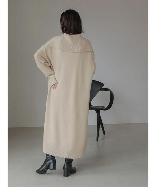 AMERICAN HOLIC（アメリカンホリック）の「ハーフZIPニットワンピース