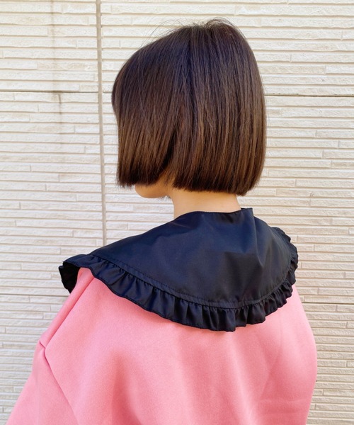 at12:03(アットイチニーゼロサン)の「フリル付け襟(付け襟・レディース・ホワイト/ブラック・FREE)」の12枚目の写真