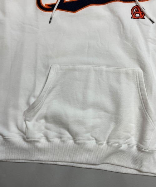 GALLIS ADDICTION（ガリスアディクション）の「GA SAGARA SCRIPT HOODIE/サガラ カレッジロゴ プルパーカー（パーカー・メンズ・ホワイト/ブラック/グリーン・M/L）」の9枚目の写真
