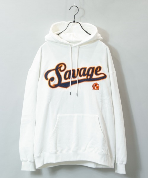 GALLIS ADDICTION（ガリスアディクション）の「GA SAGARA SCRIPT HOODIE/サガラ カレッジロゴ プルパーカー（パーカー・メンズ・ホワイト/ブラック/グリーン・M/L）」の16枚目の写真