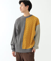BEAMS | BEAMS / 5ゲージ クレイジー クルーネック ニット(ニット/セーター)