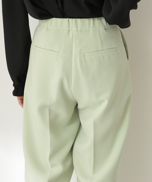 N.（N. Natural Beauty Basic）（エヌエヌナチュラルビューティーベーシック）の「◆ウエストボタンストレートパンツ（その他パンツ・レディース・ブラック/ブルー/ライトグリーン・MEDIUM）」の18枚目の写真