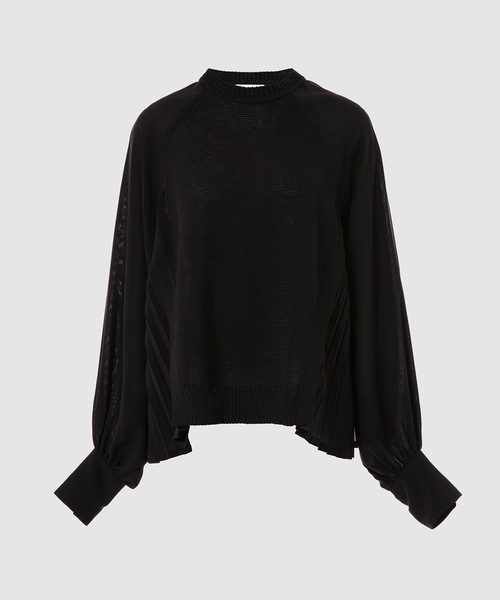 EZUMi（エズミ）の「KNIT（ニット/セーター・レディース・ブラック/オレンジ・FREE）」の2枚目の写真