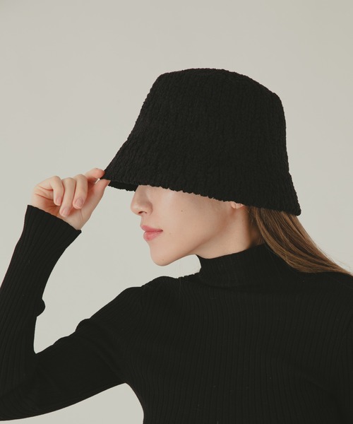 COLOR TOKYO ACCESSORIES(カラートウキョウアクセサリー)の「ボアバケットハット(ハット・レディース・Black/Beige/White・FREE)」の11枚目の写真