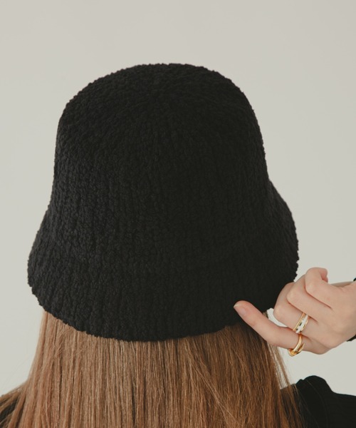 COLOR TOKYO ACCESSORIES(カラートウキョウアクセサリー)の「ボアバケットハット(ハット・レディース・Black/Beige/White・FREE)」の13枚目の写真