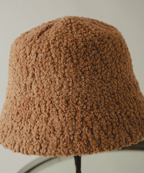COLOR TOKYO ACCESSORIES(カラートウキョウアクセサリー)の「ボアバケットハット(ハット・レディース・Black/Beige/White・FREE)」の19枚目の写真