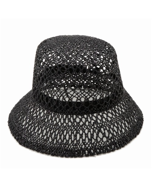 CONTROL FREAK / CTFK（コントロールフリーク）の「CONTROL FREAK(コントロールフリーク)透かし編バケットハット（ハット・レディース・ブラック/ブラウン/ナチュラル・FREE）」の11枚目の写真