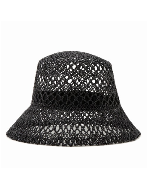 CONTROL FREAK / CTFK（コントロールフリーク）の「CONTROL FREAK(コントロールフリーク)透かし編バケットハット（ハット・レディース・ブラック/ブラウン/ナチュラル・FREE）」の17枚目の写真