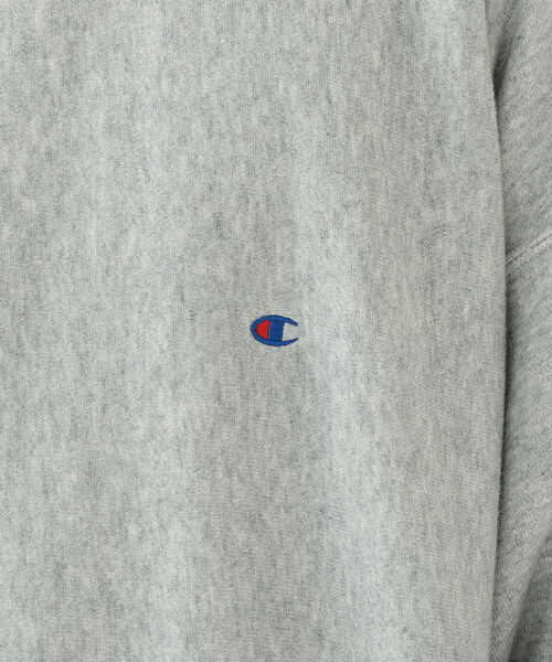 Champion（チャンピオン）の「Champion × BEAMS / 別注 2Tone Reverse Weave Crewneck Sweatshirt（スウェット・メンズ・ブラック/グレー・M/L/XL）」の20枚目の写真