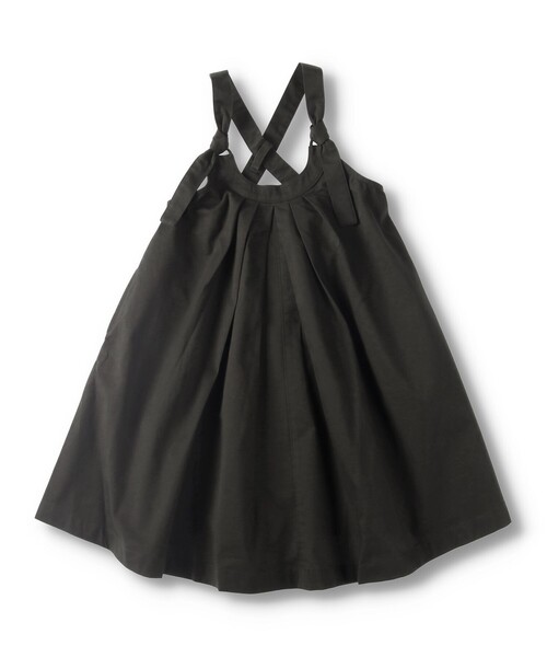 BRANSHES（ブランシェス）の「胸元タックジャンパースカート（ジャンパースカート・キッズ・ベージュ/チャコールグレー・110/140/90/150/130/120/100）」の16枚目の写真