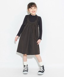 BRANSHES | 胸元タックジャンパースカート(ジャンパースカート)