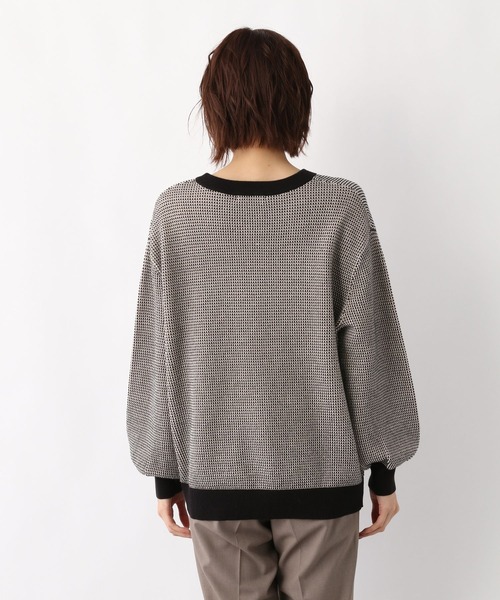 GLOBAL WORK（グローバルワーク）の「タックガラニットプルオーバー/260906（ニット/セーター・レディース・ライトブルー/ブラック/グリーン系その他3・MEDIUM/LARGE）」の8枚目の写真