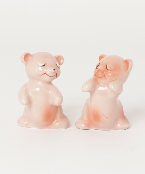 ■【fridge antique】PINK BEAR SPICE CASE