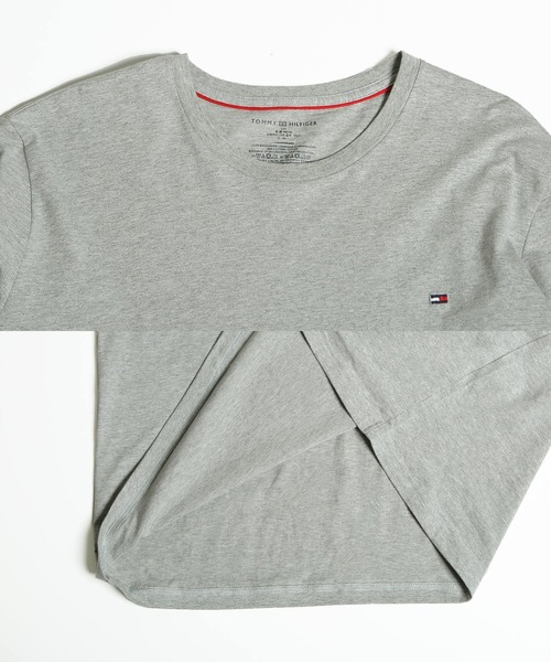 TOMMY HILFIGER（トミーヒルフィガー）の「TOMMY HILFIGER/トミーヒルフィガー Core Flag Crew ワッペン クルーネック 長袖 Tシャツ カットソー（Tシャツ/カットソー・メンズ・ホワイト/ヘザーグレー/レッド系その他/ダークネイビー・SMALL/MEDIUM/X-LARGE/LARGE）」の7枚目の写真