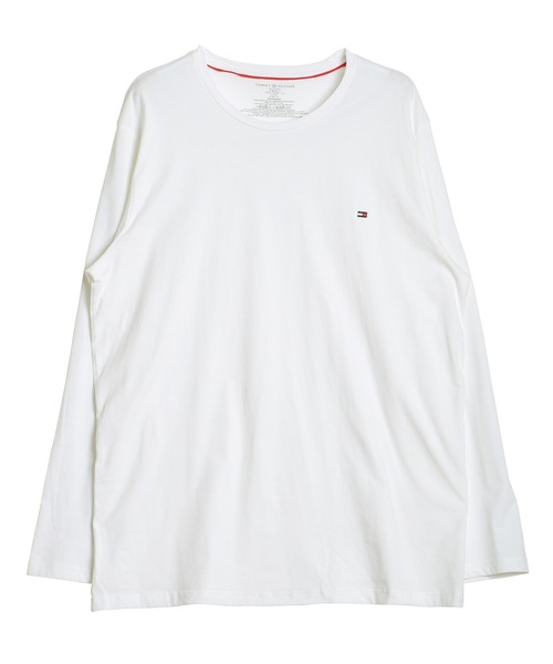 TOMMY HILFIGER（トミーヒルフィガー）の「TOMMY HILFIGER/トミーヒルフィガー Core Flag Crew ワッペン クルーネック 長袖 Tシャツ カットソー（Tシャツ/カットソー・メンズ・ホワイト/ヘザーグレー/レッド系その他/ダークネイビー・SMALL/MEDIUM/X-LARGE/LARGE）」の10枚目の写真