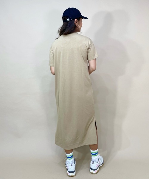 THE NORTH FACE(ザノースフェイス)の「THE NORTH FACE/ノースフェイス ロング丈/ワンポイントロゴ/スリットワンピース NTW32357(ワンピース・レディース・ブラック/ベージュ/グレー/ダークグレー・S/M/L/XL)」の16枚目の写真