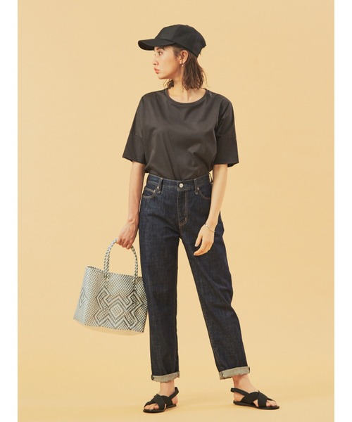 collex（コレックス）の「ボーイズライクデニム（デニムパンツ・レディース・ブルー/ネイビー/アイボリー・S/M/L）」の9枚目の写真