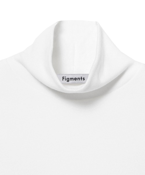Figments（フィグメンツ）の「ハイネックロンT（Tシャツ/カットソー・レディース・ホワイト/ブラック・FREE）」の11枚目の写真