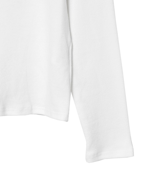 Figments（フィグメンツ）の「ハイネックロンT（Tシャツ/カットソー・レディース・ホワイト/ブラック・FREE）」の12枚目の写真