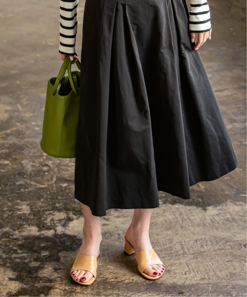 セール】メモリーグログラン タックミディスカート◇（スカート