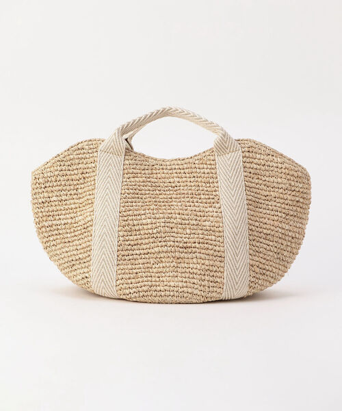 NOLLEY’S（ノーリーズ）の「【VIOLAd'ORO/ ヴィオラドーロ】テープラフィアかごトート（かごバッグ・レディース・アイボリー/ベージュ・FREE）」の7枚目の写真