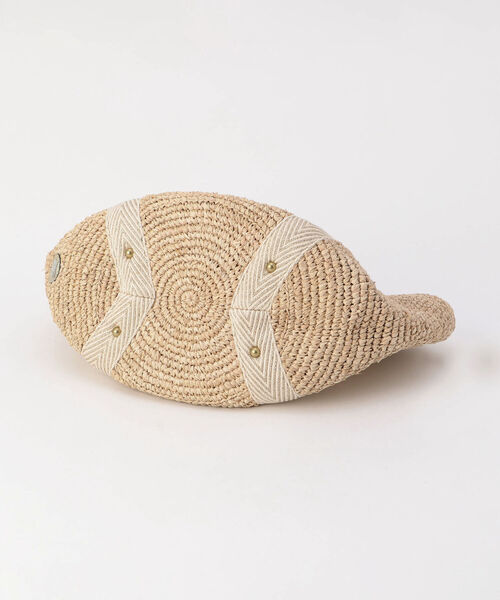 NOLLEY’S（ノーリーズ）の「【VIOLAd'ORO/ ヴィオラドーロ】テープラフィアかごトート（かごバッグ・レディース・アイボリー/ベージュ・FREE）」の8枚目の写真