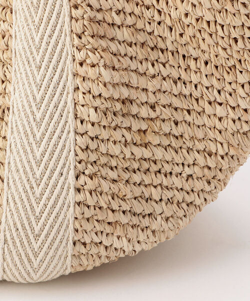 NOLLEY’S（ノーリーズ）の「【VIOLAd'ORO/ ヴィオラドーロ】テープラフィアかごトート（かごバッグ・レディース・アイボリー/ベージュ・FREE）」の11枚目の写真