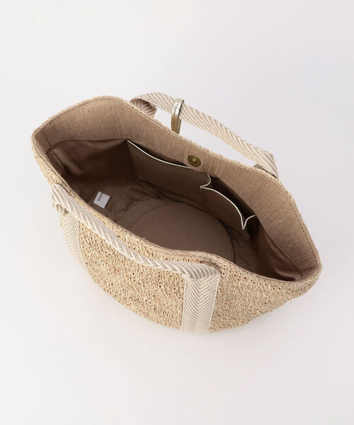 NOLLEY’S（ノーリーズ）の「【VIOLAd'ORO/ ヴィオラドーロ】テープラフィアかごトート（かごバッグ・レディース・アイボリー/ベージュ・FREE）」の12枚目の写真