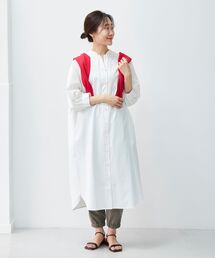le.coeur blanc | パールボタンドルマンシャツワンピース(シャツワンピース)