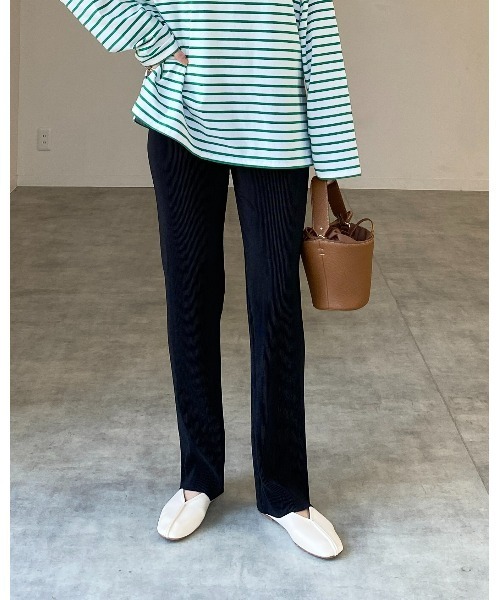 ディーゼル プリーツロングパンツ フレアーテーパードパンツ(ロングパンツ)｜PANTS（パンツ