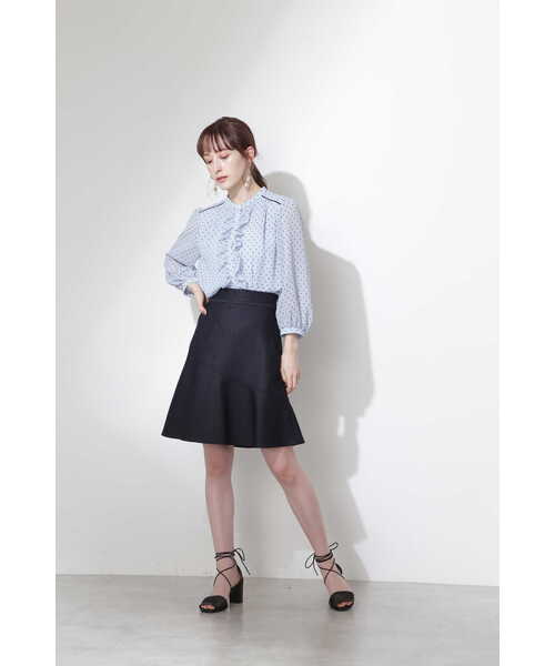 JILL STUART(ジルスチュアート)の「◆ヴェロニカブラウス(シャツ/ブラウス・レディース・ブルー/ホワイト・MEDIUM/SMALL)」の18枚目の写真