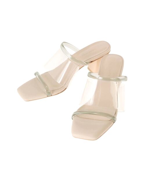 LAGUNAMOON（ラグナムーン）の「ウッドヒールクリアサンダル（サンダル・レディース・クリア/グリーン/ブラウン・MEDIUM/SMALL）」の10枚目の写真