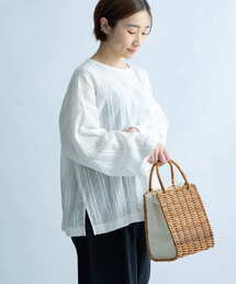 FORK&SPOON | FORK&SPOON　カラミストライプブラウス(シャツ/ブラウス)